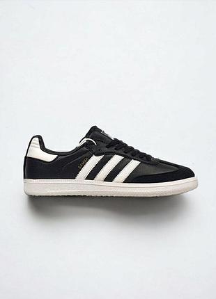 Чоловічі кросівки adidas samba кроси адідас самба для чоловіків адіки зручні замша легкі кеди адідас чорні
