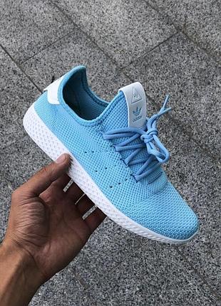 Кроссы adidas pharrell williams tennis удобные для женщин адики трендовые женские кроссовки адид