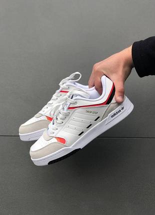 Чоловічі кросівки adidas drop step для чоловіків кеди адіки зручні шкіра білі