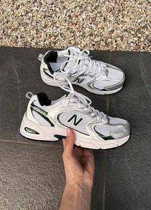 Кроссовки new balance 530 белые стильные повседневные для женщин 37