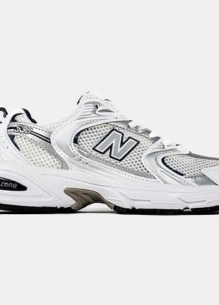 Кросівки new balance 530 шкіряні білі стильні для жінок зручні повсякденні