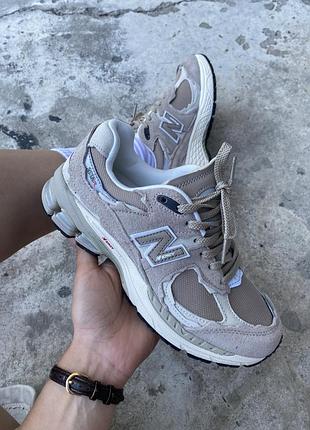 Женские кроссовки new balance 2002r серые замшевые стильные повседневные для женщин 37