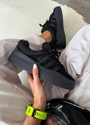 Мужские кроссовки adidas campus x bad bunny кроссы для мужчин повседневные замша удобные стильные 37