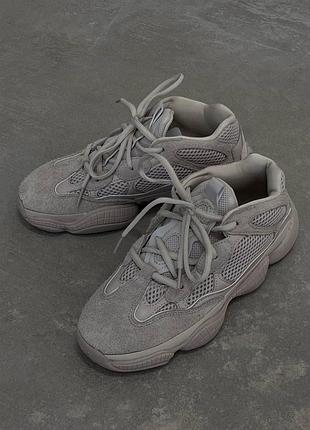 Кроссовки adidas yeezy 500 для женщин легкие замша/текстиль изики адидас 38