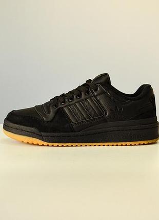 Кроссовки adidas forum черные для мужчин удобные легкие кеды адидас 45