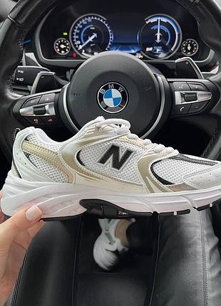 Кроссовки new balance 530 белые для женщин стильные повседневные