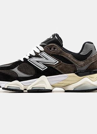 Кроссовки new balance 9060, женские спортивные черные модели нью баланс 38