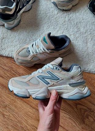 Женские new balance 9060 бежевые, комфорт и мода от нью баланс 41