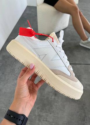 Кросівки new balance ct302 білі, універсальні для будь-якого стилю