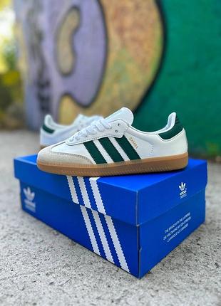 Жіночі білі кроси adidas samba, зручні та модні адіас самба для жінок 45