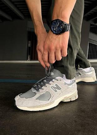 Женские кроссовки new balance 2002r серые замшевые стильные для женщин повседневные 37
