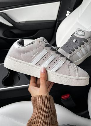Женские кроссовки adidas campus 00s grey gy9472 замшевые серые адидас кампус адики для женщин 43