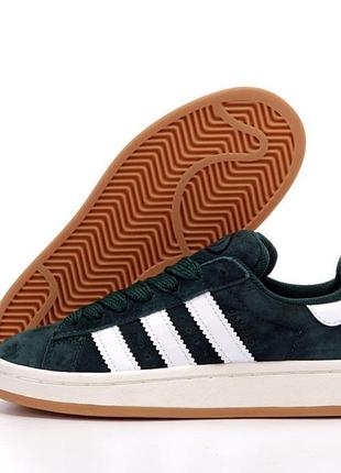 Женские черные кроссовки adidas campus для женщин стильные повседневные адики замшевые кеды 45