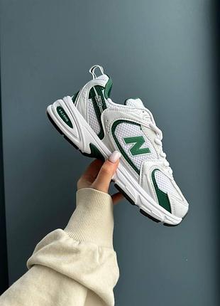 Кросівки new balance 530 біло-сірі з сіткою для жінок повсякденні стильні ньюбики