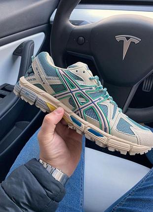 Мужские кроссовки asics gel-kahana 8 серые кроссы асикс для мужчин асиксы кахана 8 легкие удобные кожа ткань 42