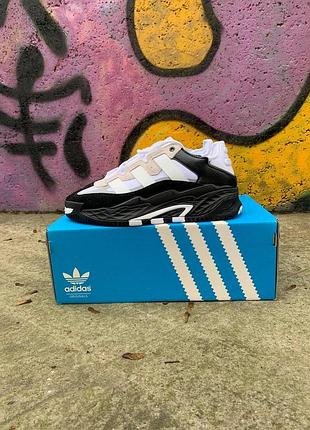 Кеды adidas niteball для мужчин белые текстиль/кожа удобные 44