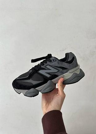 Женские кроссовки new balance 9060 black, универсальные стильные кроссы нью баланс 41