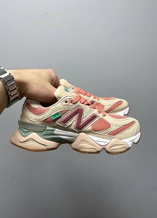 Кроссовки new balance 9060 pink женские, удобные розовые спортивные кроссы для города 38