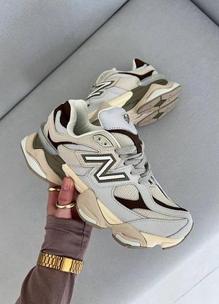 Чоловічі кросівки new balance 9060 білі, кросівки для повсякденного носіння з комфортом нью баланс 9060
