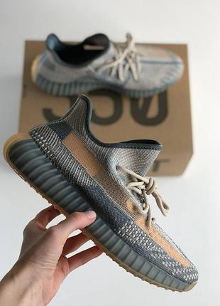 Кеды adidas yeezy boost 350 для мужчин черные адики изики удобные легкие текстиль 38