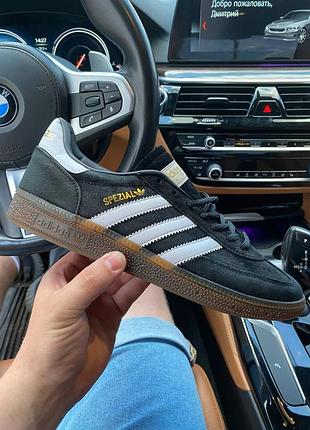 Мужские кроссовки adidas spezial кроссы адидас спешл для мужчин легкие кеды адидас замша стильные черные 44