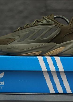 Мужские кроссовки adidas ozelia кроссы адидас для мужчин адики повседневные замша/сетка удобные стильные черн