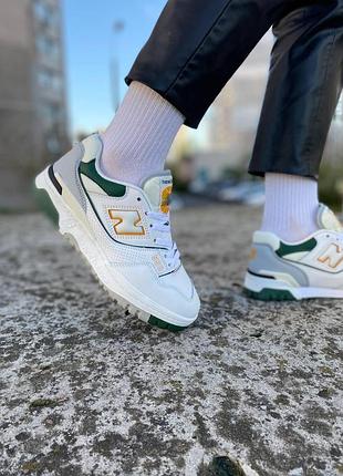 Мужские кроссовки new balance 550 белые, удобные и стильные для каждого дня нью баланс 550