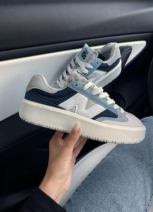 Жіночі кросівки new balance ct302 white blue, комфортні та стильні кроси для будь-яких активностей нью беланс