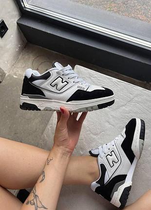 Кросівки new balance 550 білі стильні для жінок повсякденні ньюбики