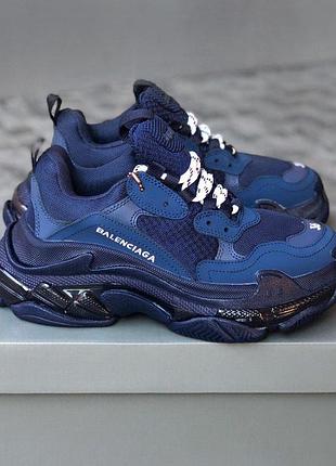 Баленсіага triple s sole жіночі кросівки шкіряні стильні для жінок якісні брендові