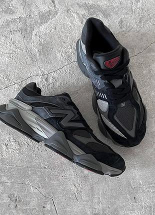 Кроссовки new balance 9060 black женские, черные спортивные кроссовки new balance 39