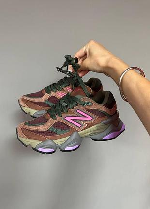 Нью беланс женские кроссовки new balance 9060, замшевые и удобные, высокое качество 39