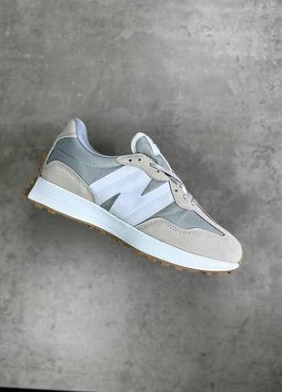 Кросівки new balance 327 сірі замшеві стильні повсякденні для жінок нью беланс