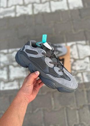 Мужские кроссовки adidas yeezy 500 кроссы адидас изи адики для мужчин удобные легкие изики серые 42