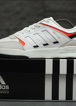 Adidas drop step кроси для чоловіків білі зручні легкі кеди шкіра адідас