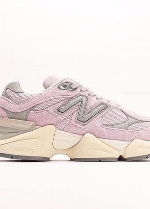 Женские кроссовки new balance 9060 pink, качественные розовые кроссы нью баланс 40