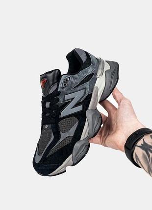 Спортивні кросівки new balance 9060 black, жіночі кросівки new balance 9060