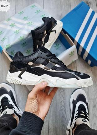 Мужские кроссовки adidas niteball 2.0 кроссы адидас найтбол для мужчин адики повседневные удобные стильные 44