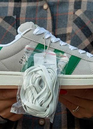 Адіки для жінок сірі жіночі замшеві кросівки adidas campus 00s