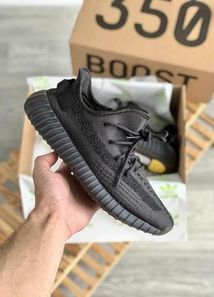 Кроссы adidas yeezy boost черные текстиль изики для мужчин удобные легкие повседневные адики адидас изи 45