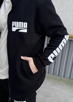 Чоловічий спортивний костюм puma чорний