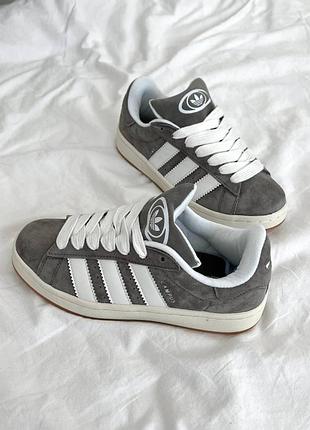 Адики женские adidas campus замшевые серые кроссовки адидас кампус для женщин 37