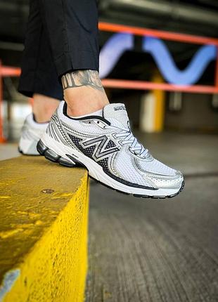 Чоловічі кросівки new balance 860 silver/black, стильні та зручні new balance 860