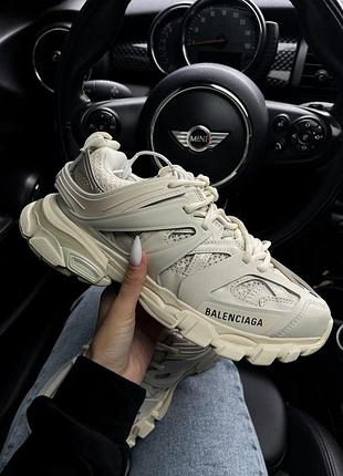 Жіночі кросівки balenciaga track 3.0 сірі стильні якісні для жінок брендові