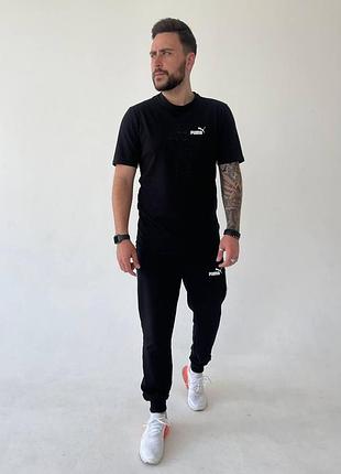 Літній костюм puma чорний