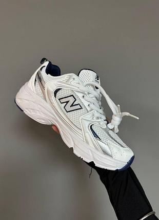 Женские кроссовки new balance 530 с сеткой белые для женщин стильные 39