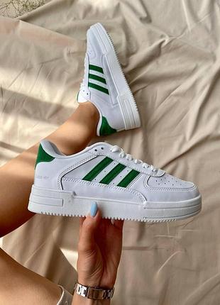 Жіночі кросівки adidas dass-ler кроси адідас для жінок стильні зручні білі кеди шкіра повсякденні