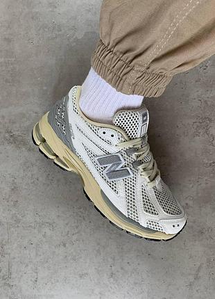 Кроси new balance 1906d для жінок легкі зручні ньюбіки сітка\шкіра сірі