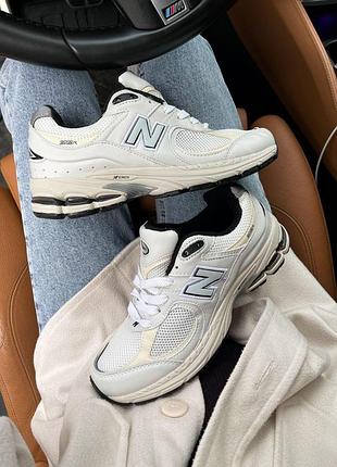 Женские кроссовки new balance 2002r белые, стильные и удобные для повседневной носки нью баланс 2002r 41