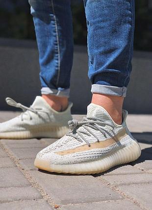 Женские кроссовки adidas yeezy boost 350 серые легкие тканевые адидас изики для женщин удобные 37